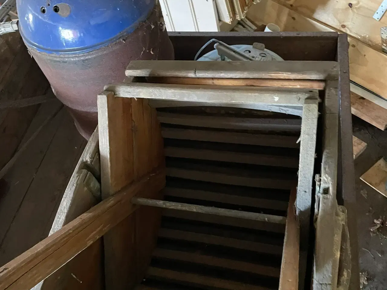 Billede 1 - Antik vaskevugge / vaskebalje