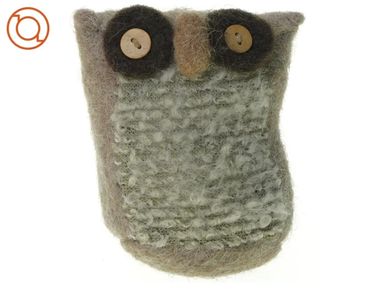 Billede 1 - Bamse ugle i filt (str. 12 x 10 cm)