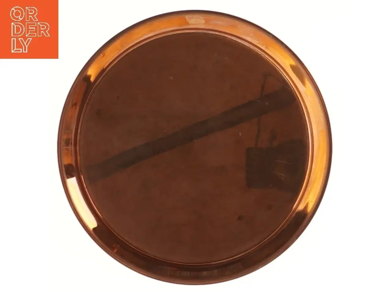 Billede 2 - Rundt dekorativt fad (str. Ø 21 cm)