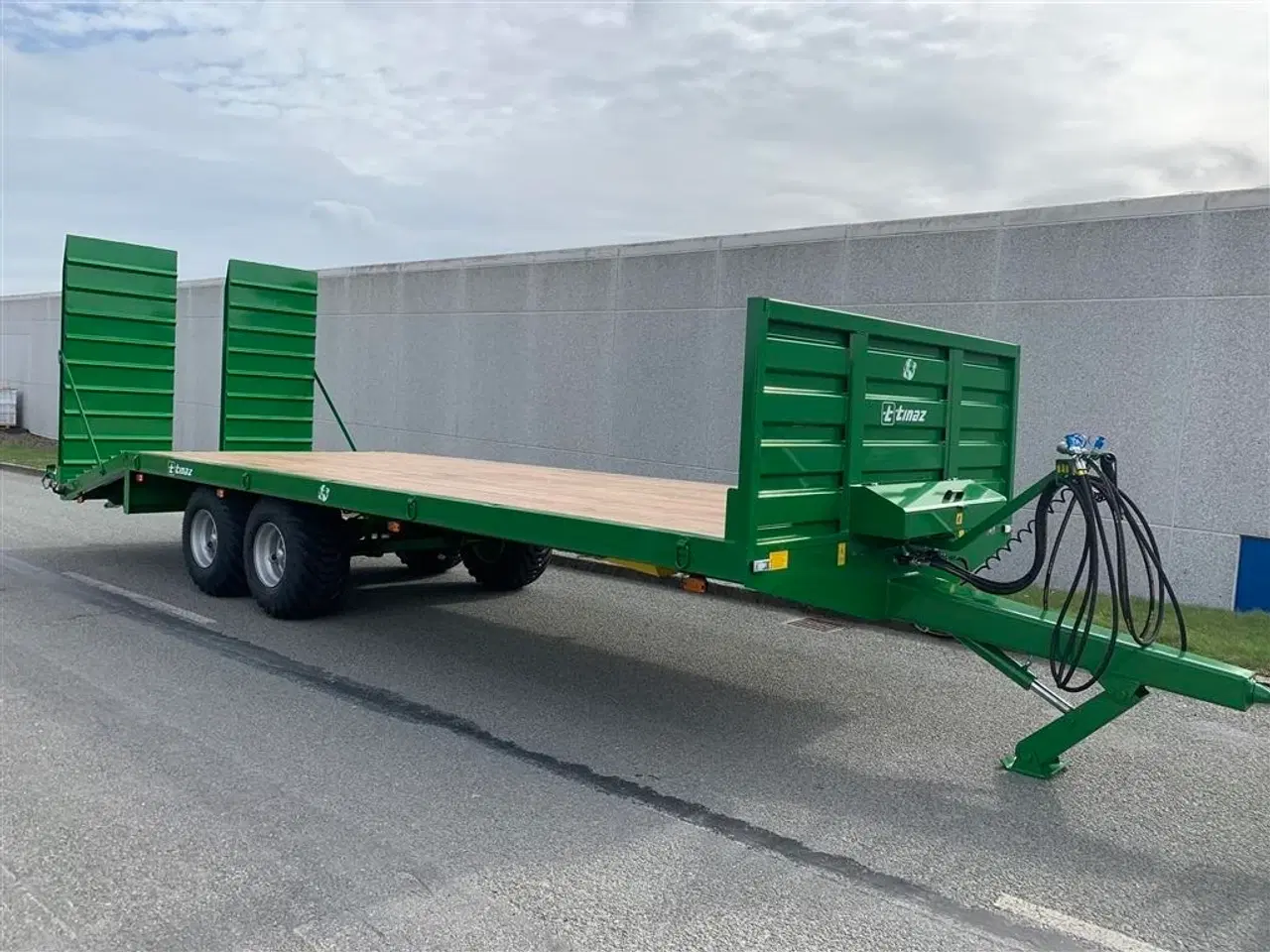 Billede 8 - Tinaz 12 tons - Multitrailer - 3 i en MASKINTRAILER - HALMVOGN - TRANSPORTVOGN