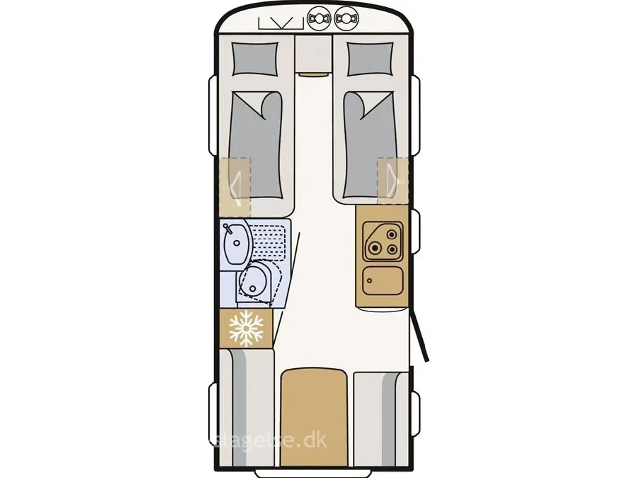 Billede 12 - 2023 - Dethleffs Camper 460 EL D-Line    PÅ LAGER TIL HURTIG LEVERING