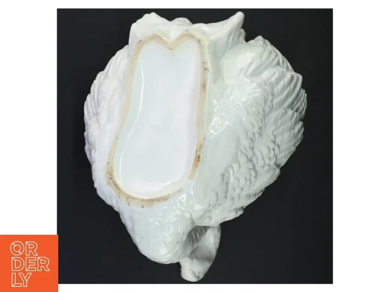 Billede 3 - Porcelæns krukke i svaneform (str. 27 x 23 x 22 cm)