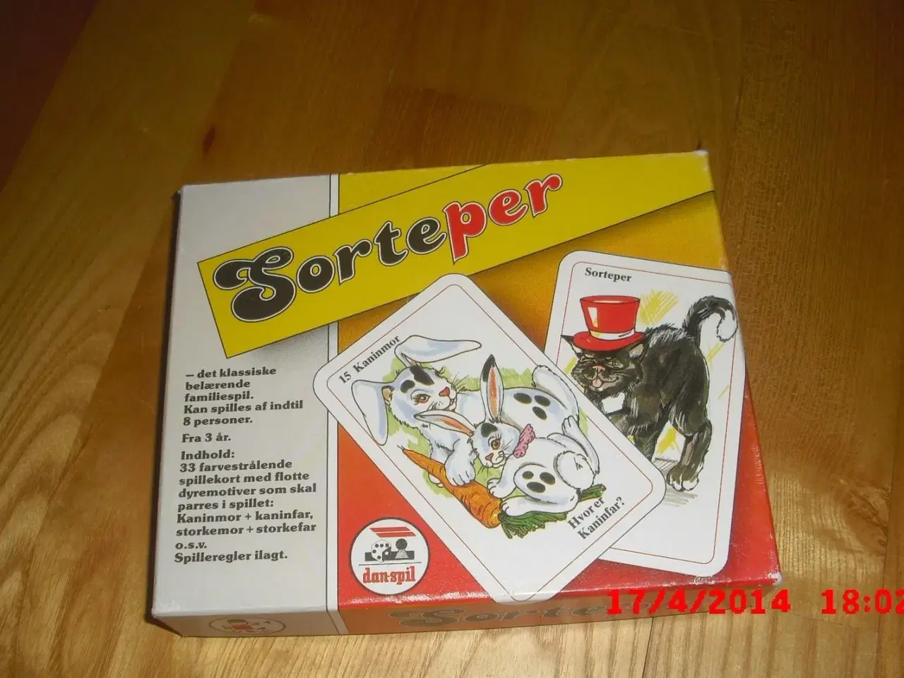 Billede 1 - spil sorteper kort