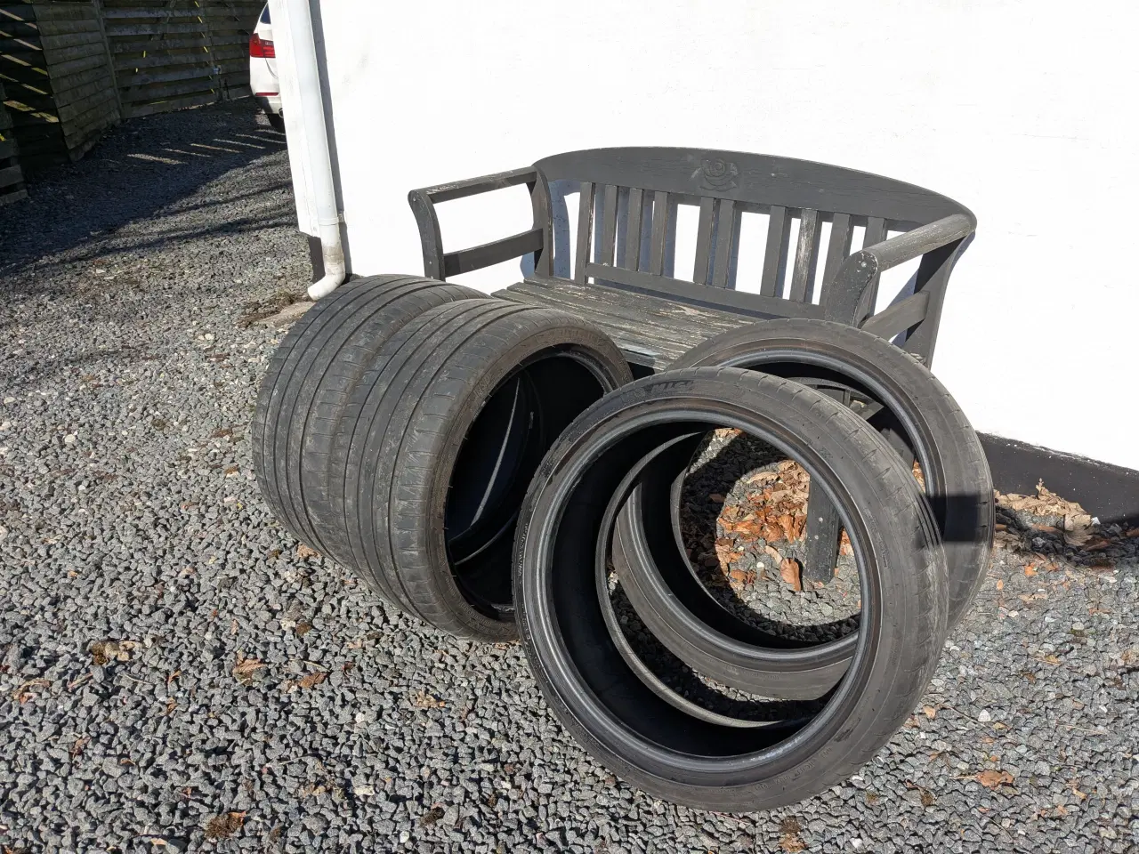 Billede 1 - Brugte Michelin 19" dæk