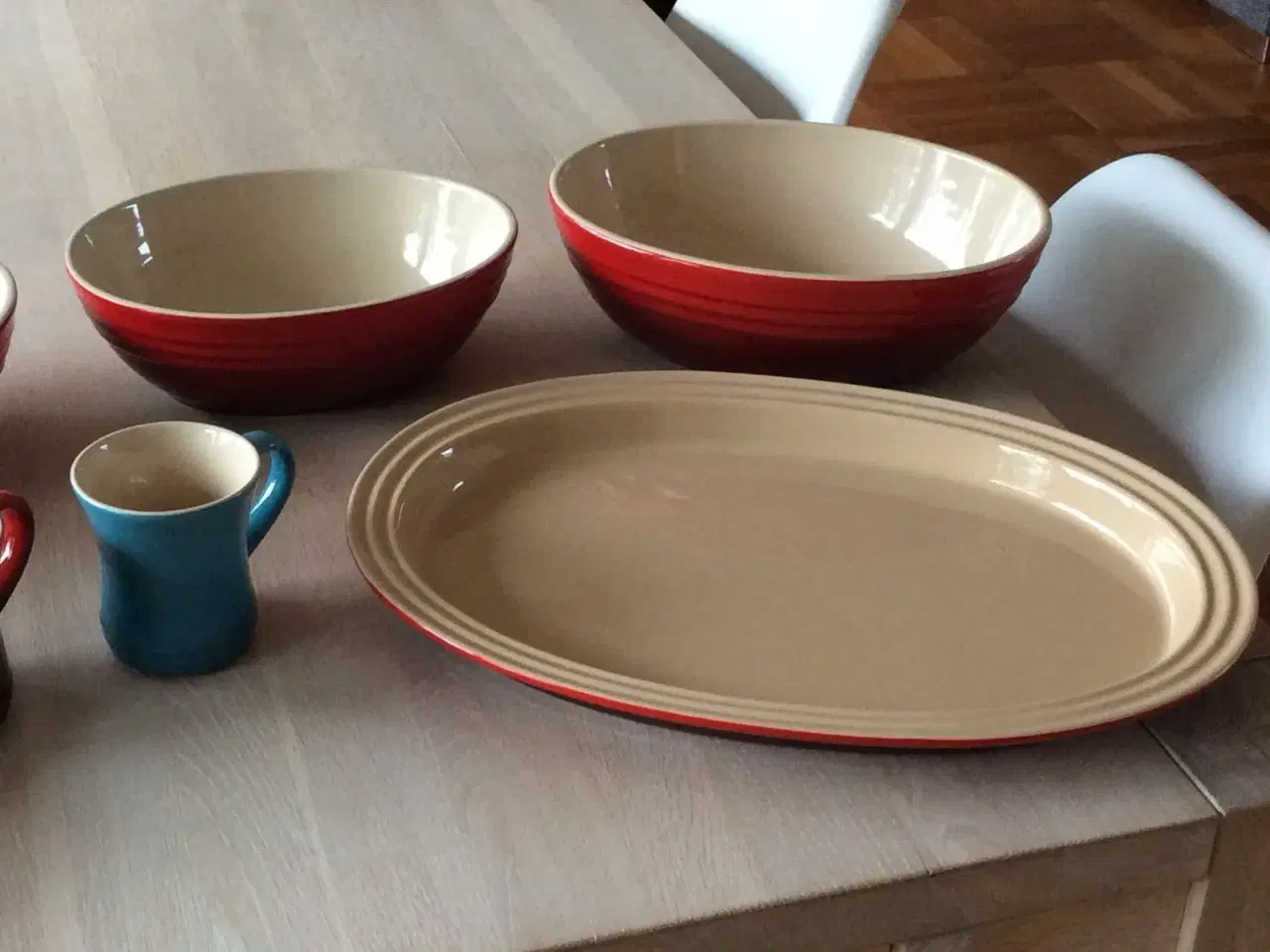 Billede 2 - Le Cruiset rød 8 dele