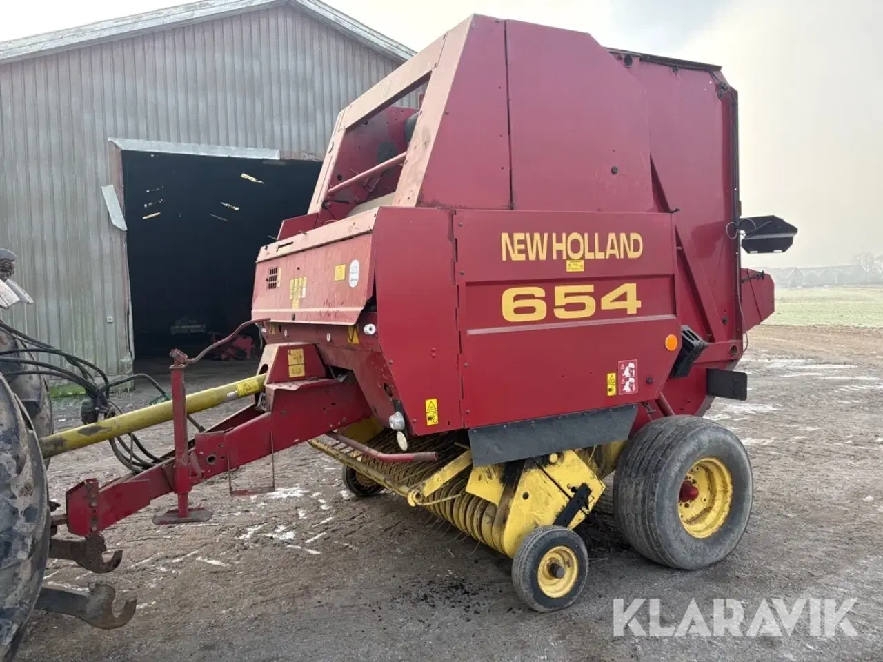 Billede 5 - Rundballepresser New Holland 654