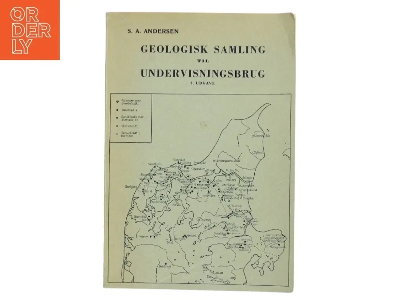 Billede 1 - Geologisk Samling til Undervisningsbrug af S. A. Andersen (Bog)
