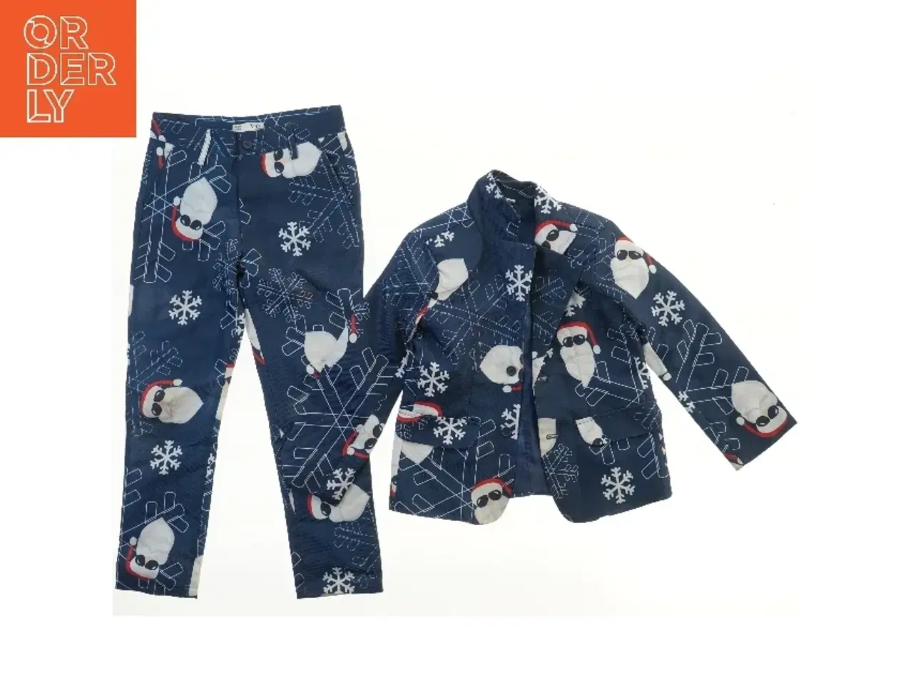 Billede 1 - Julesæt med jakke og bukser fra VRS (str. 128)