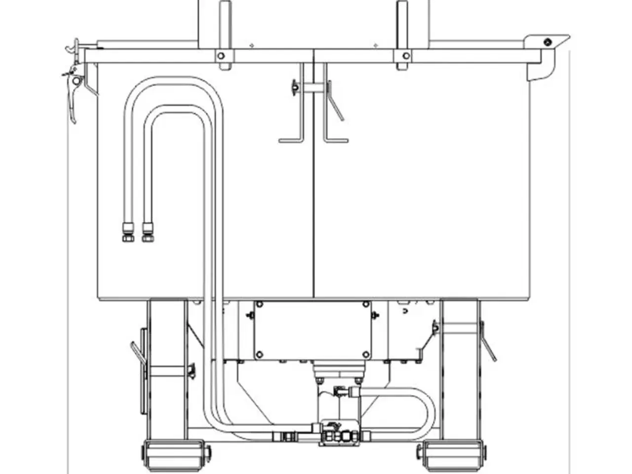 Billede 2 - Fk Maschinery Betonblander Hydraulisk drevet UBCH600