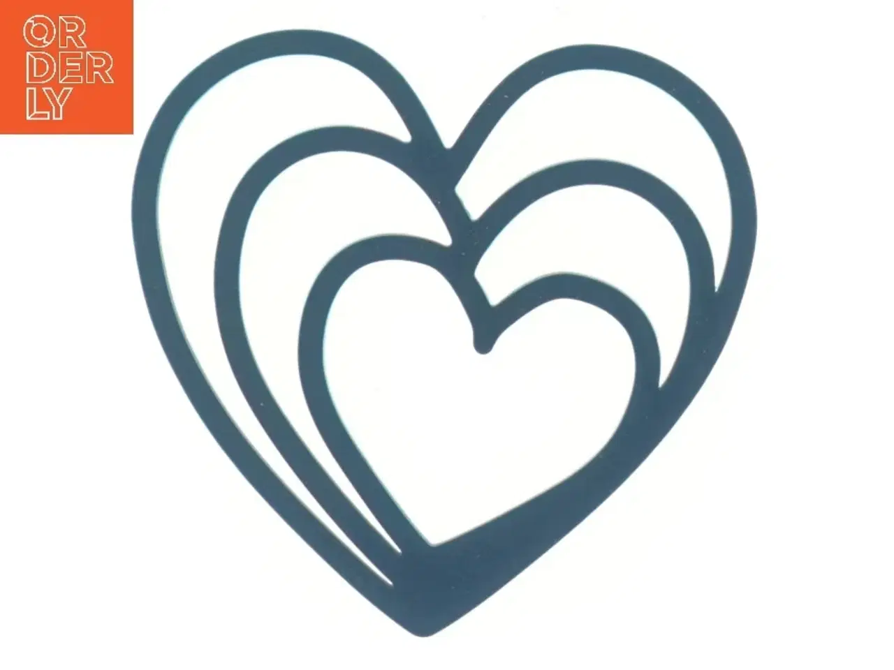 Billede 3 - Hjerteformet bordskåner (str. 16x15 cm)