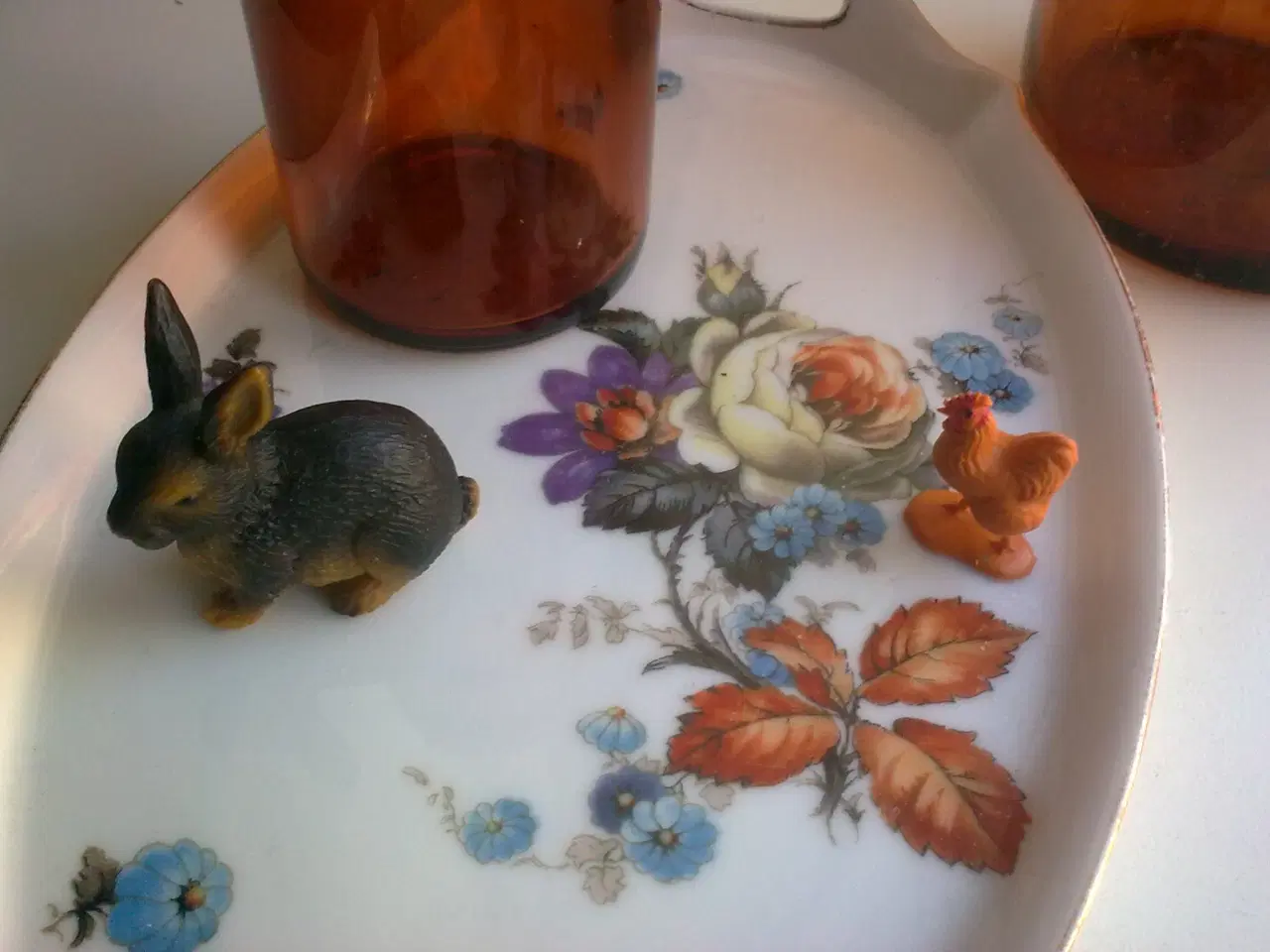 Billede 14 - Holmegaard rav brun glas flasker 3 x 1960r by mælk