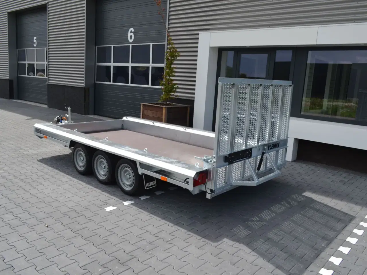 Billede 3 - VLEMMIX MA354018TR Maskintrailer