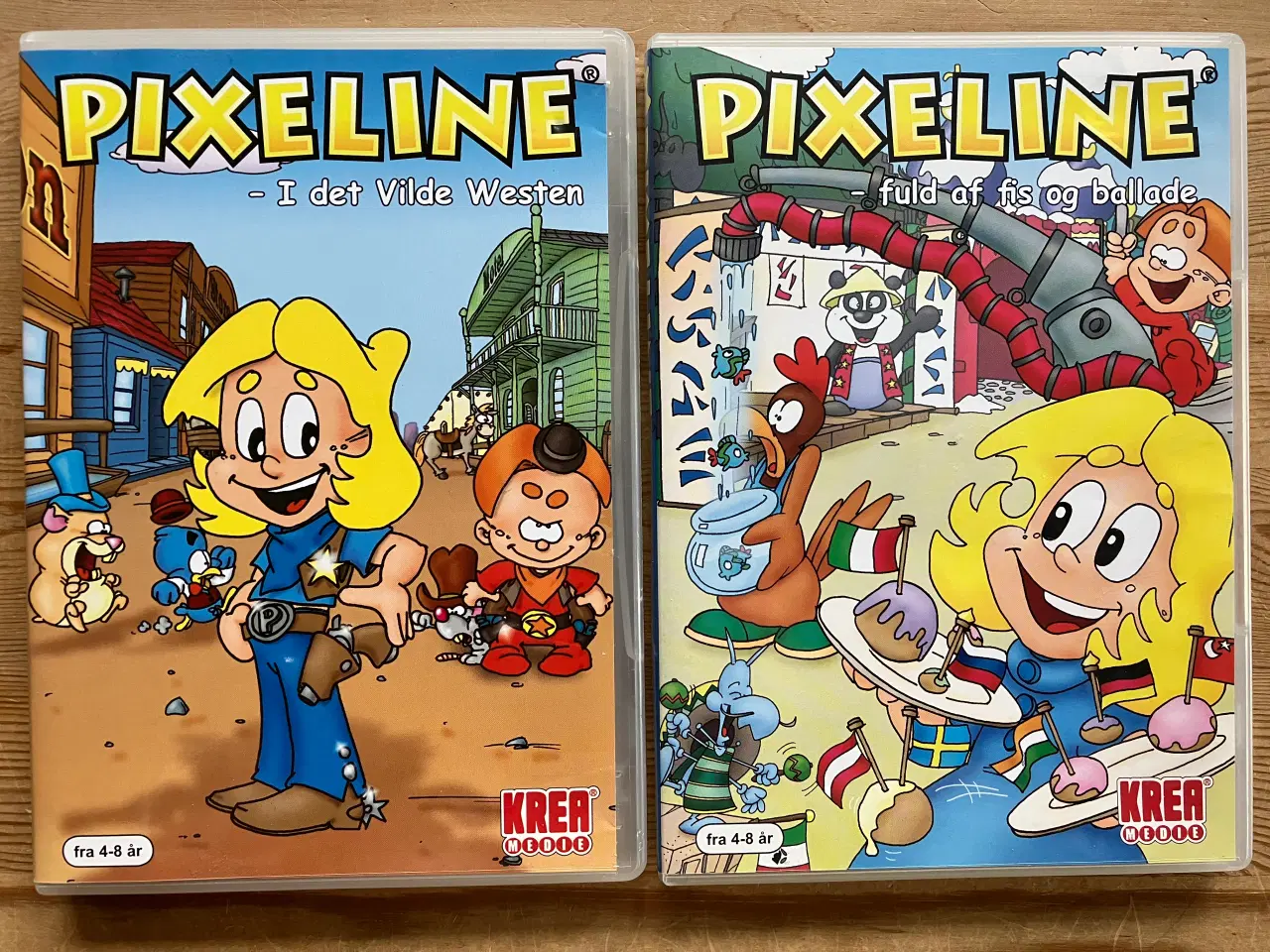 Billede 2 - 9 pc spil for børn Pixeline, Magnus & Myggen m.fl