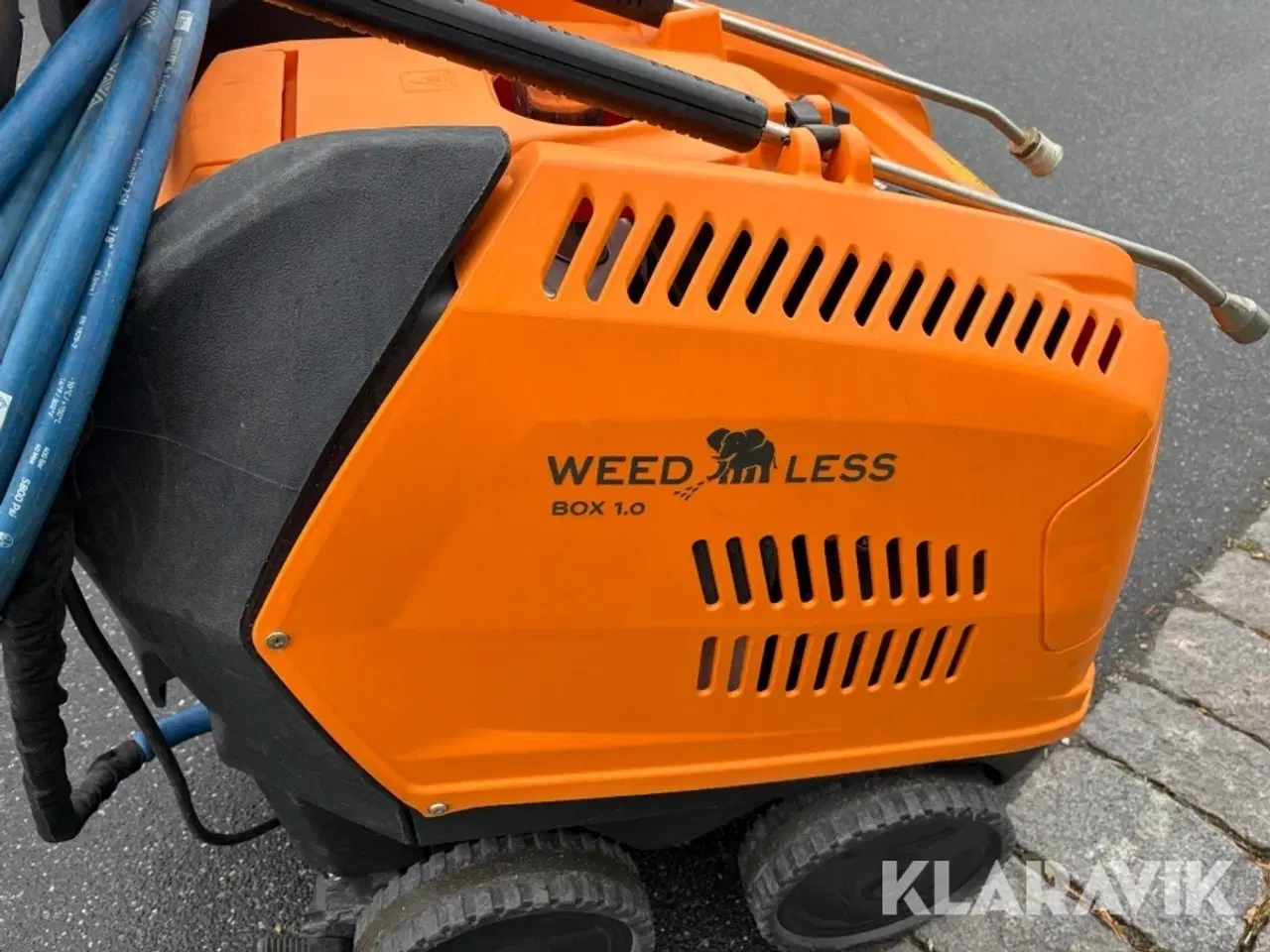 Billede 10 - Ukrudtskoger / hedvandsrenser Weedless Box 1.0 med 2 lanser