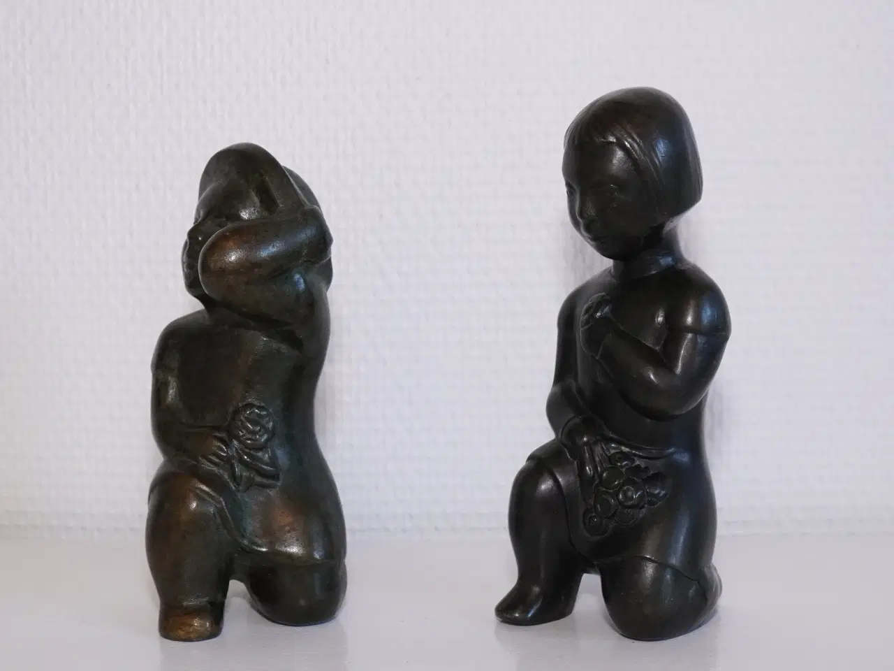 Billede 8 - Detaljerede figurer i patineret bronze fra ca 1930