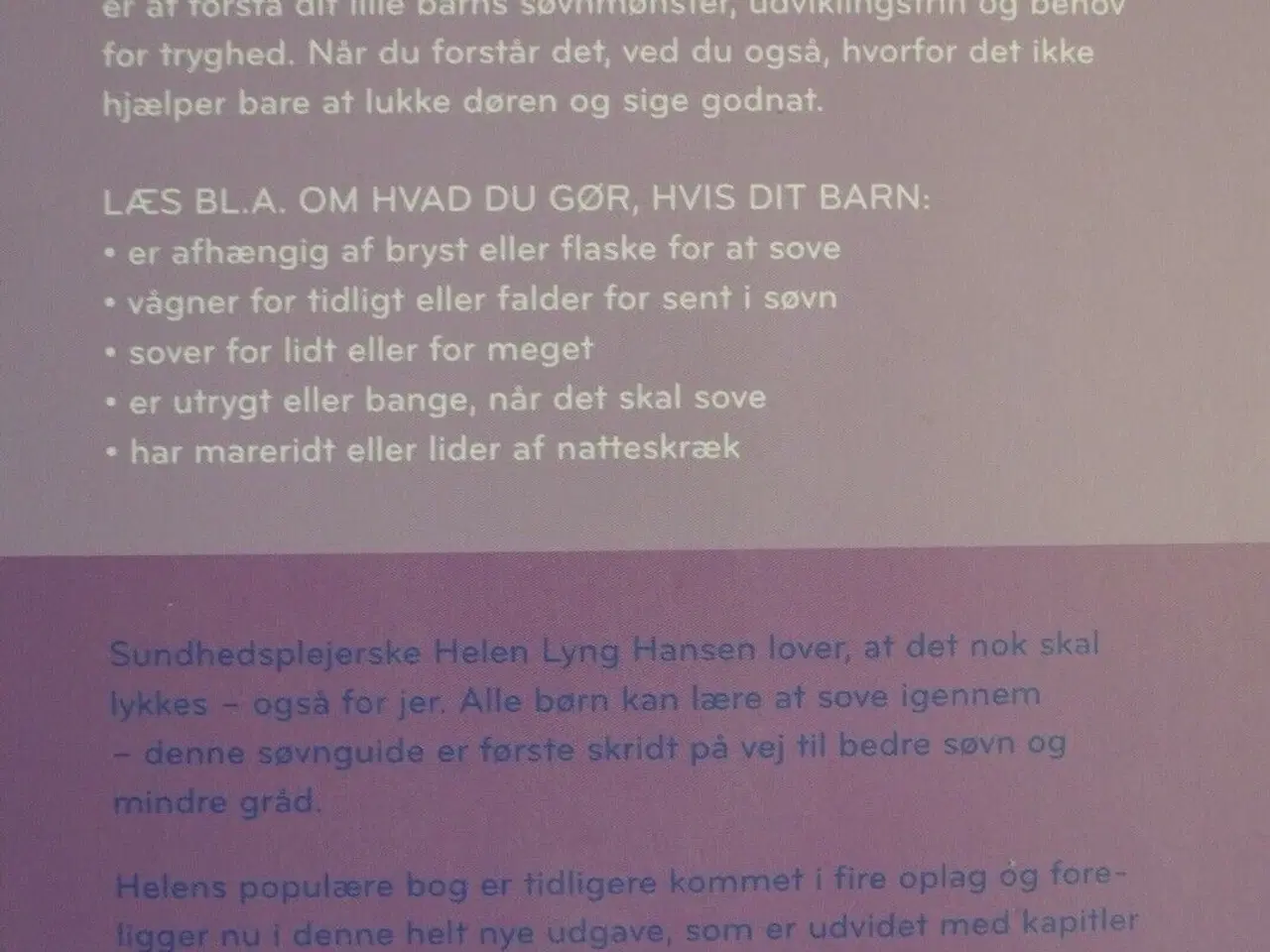 Billede 4 - helens bog om børn og søvn, af helen lyng hansen, 