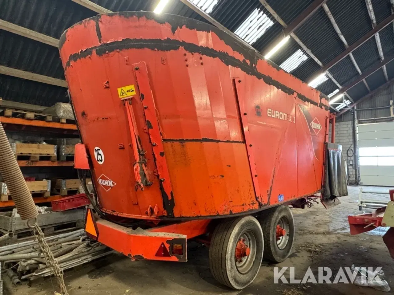 Billede 3 - Foderblander Kuhn EUV170