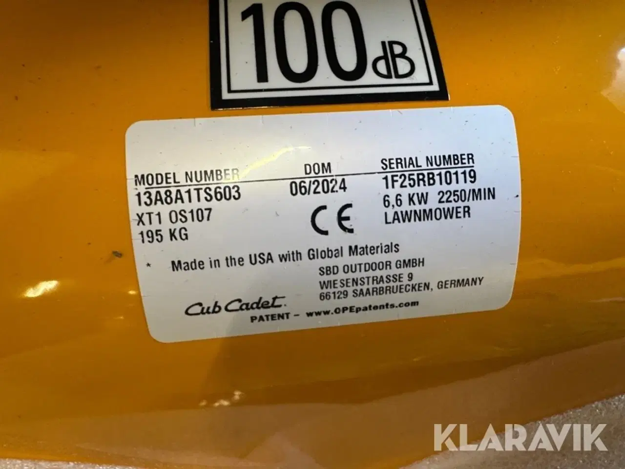 Billede 4 - Græsslåmaskine Cub Cadet XT1 OS107