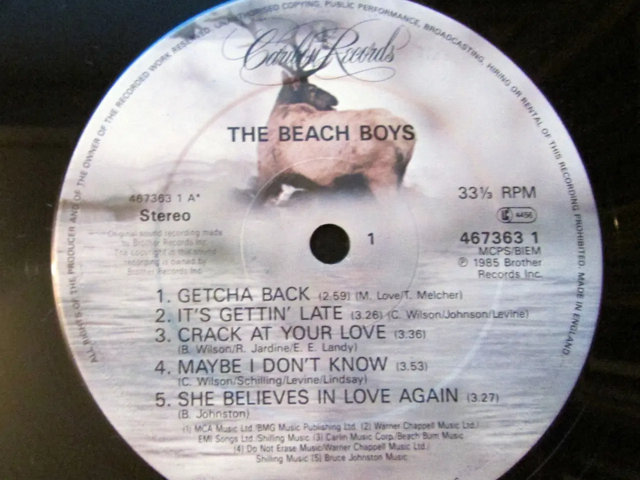 Billede 5 - THE BEACH BOYS - BEACH BOYS (85) LP