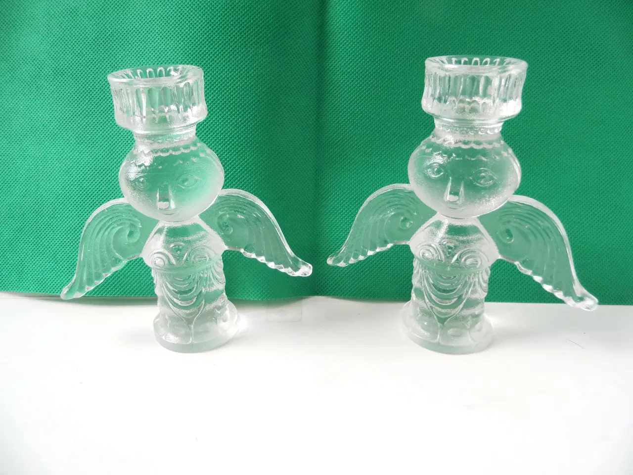 Billede 1 - Bjørn Wiinblad glasengle lysestager