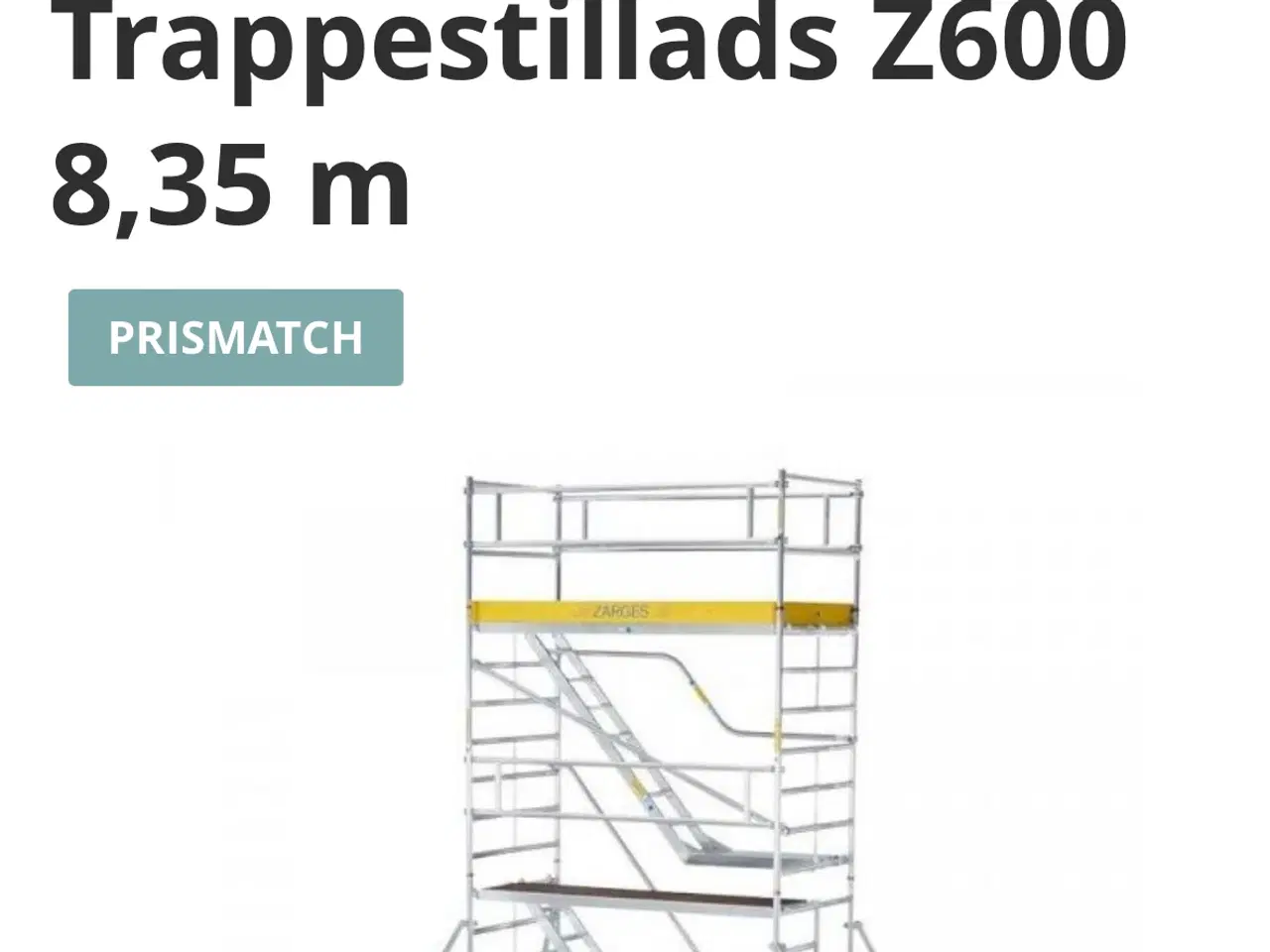 Billede 8 - Zarges z600 trappestillads