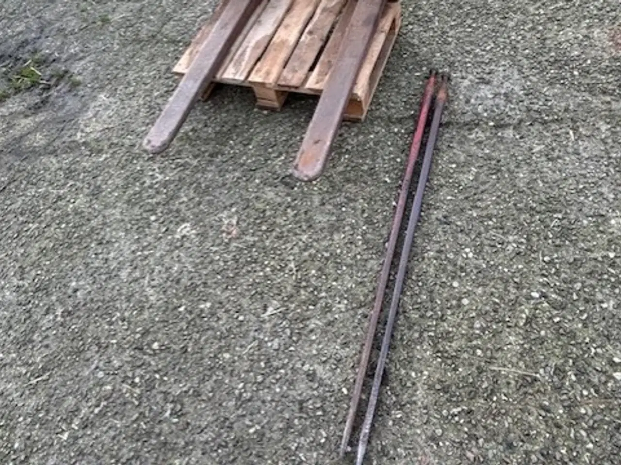 Billede 7 - Fleksibel pallegaffel / ballespyd