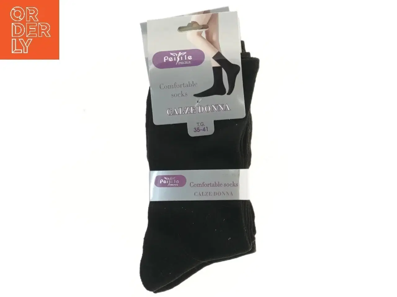 Billede 1 - Calze Donna 3 par Damesokker (str. 35-41) fra Peigile (str. 35-41 cm)