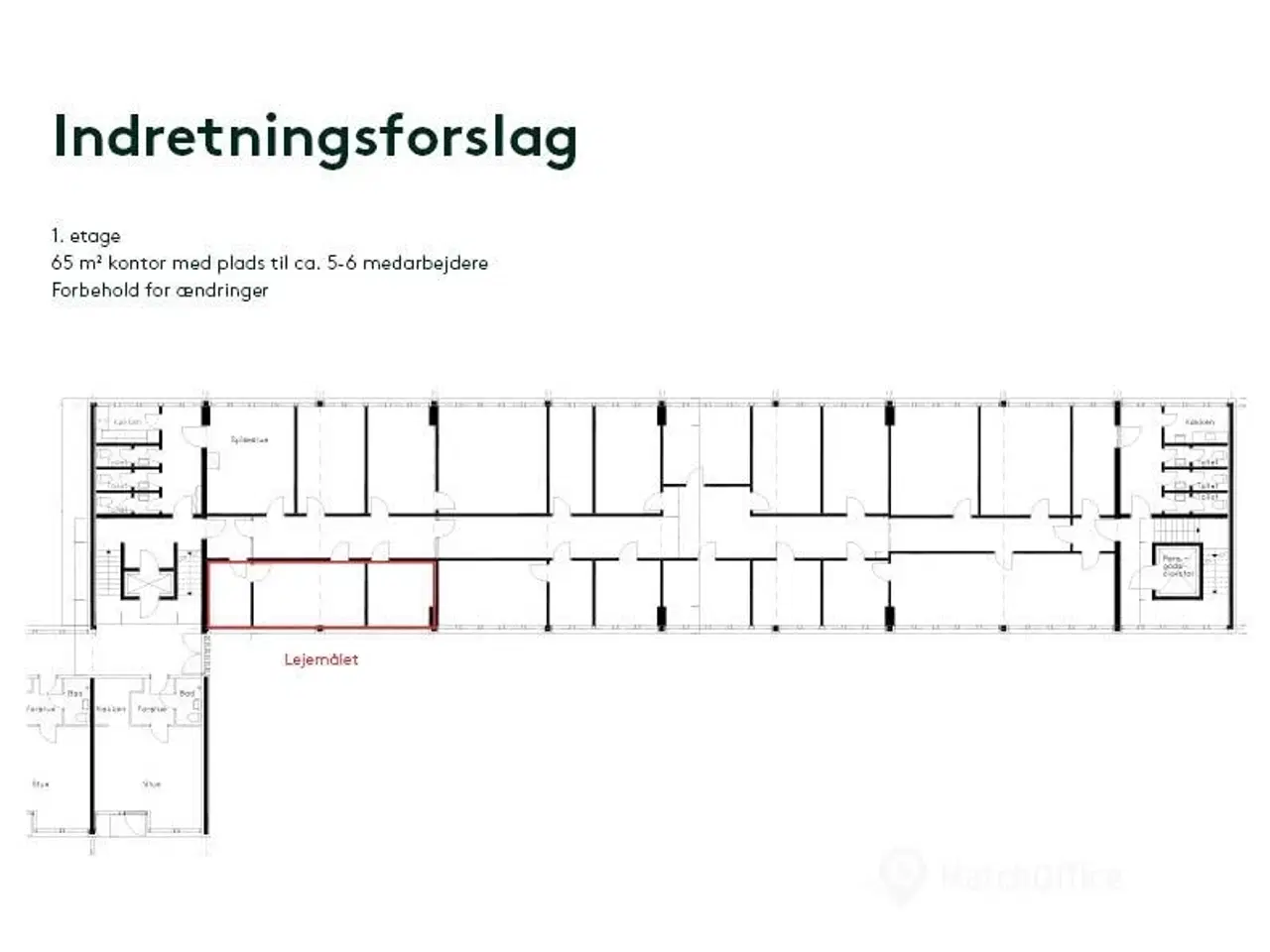 Billede 10 - Mindre kontor centralt på Nørrebro lige ved metro