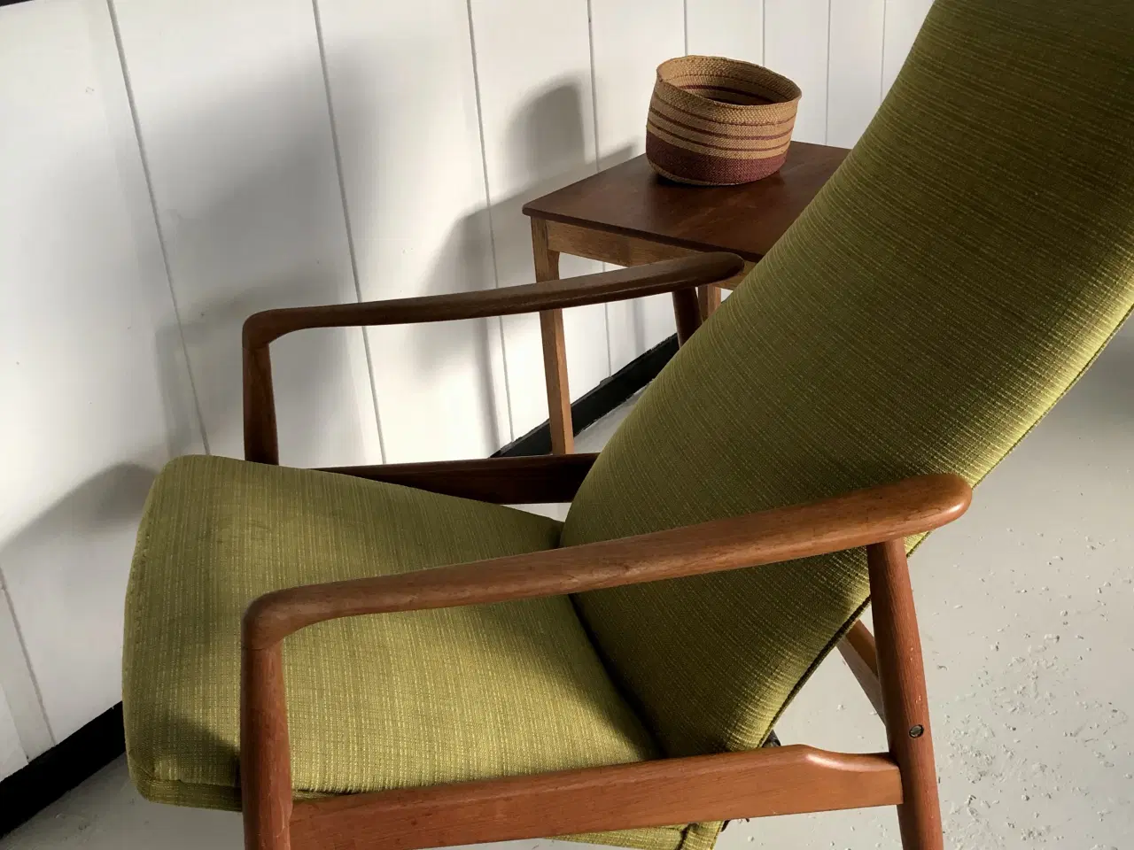 Billede 2 - Lænestol i teak 2 positioner.