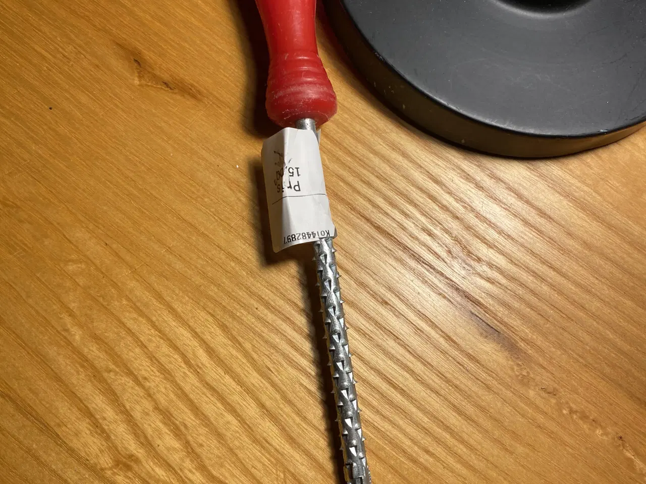 Billede 1 - Rund fil med rødt håndtag