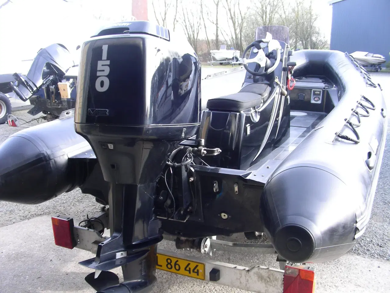 Billede 2 - m Mercury 135 Optimax V6 og indregistreret Variant trailer