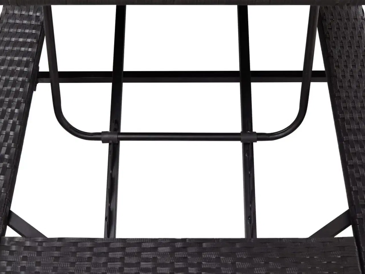 Billede 8 - Solseng med hynde polyrattan sort