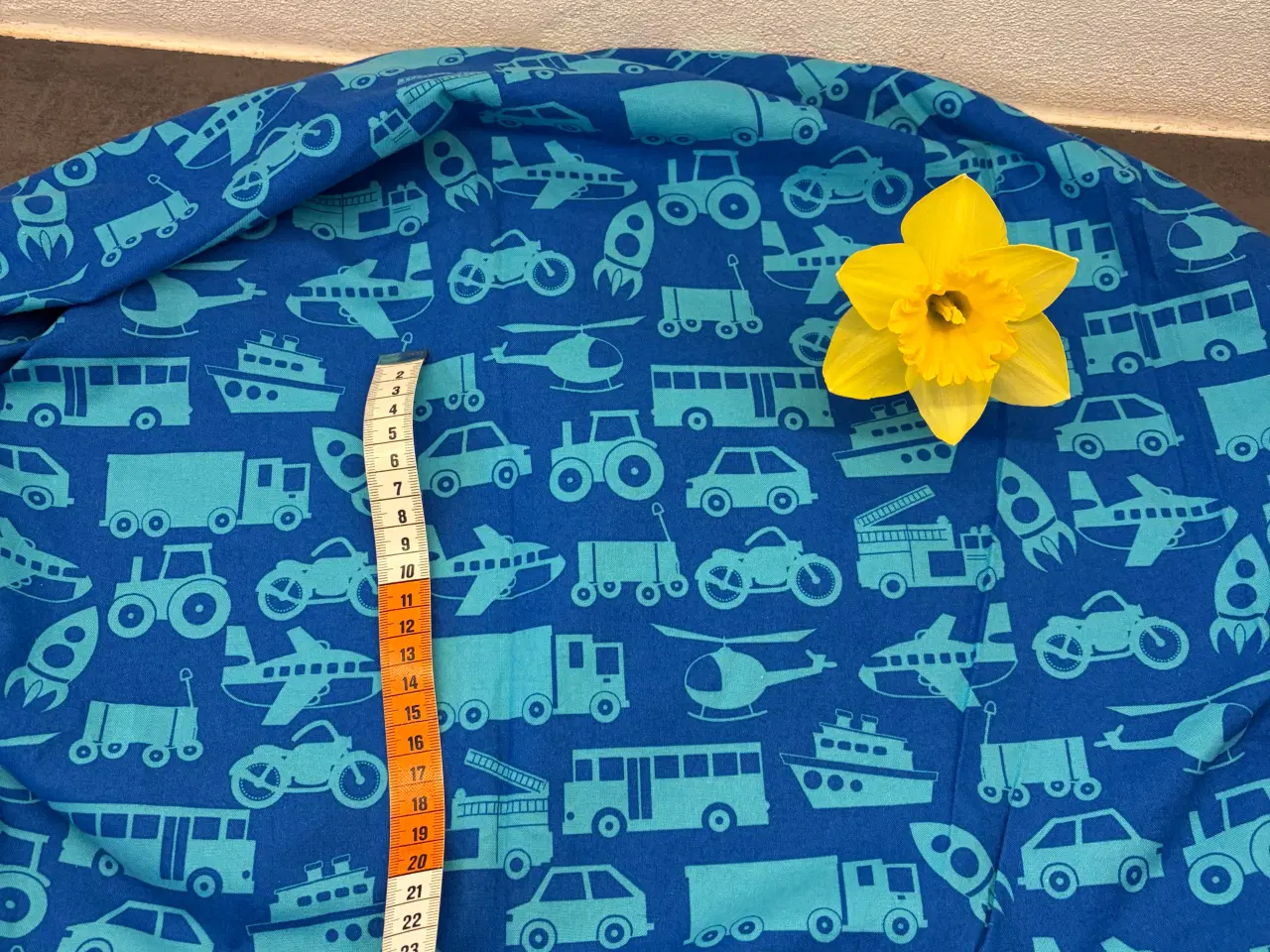 Billede 3 - Fast bomuld med børnemotiv 