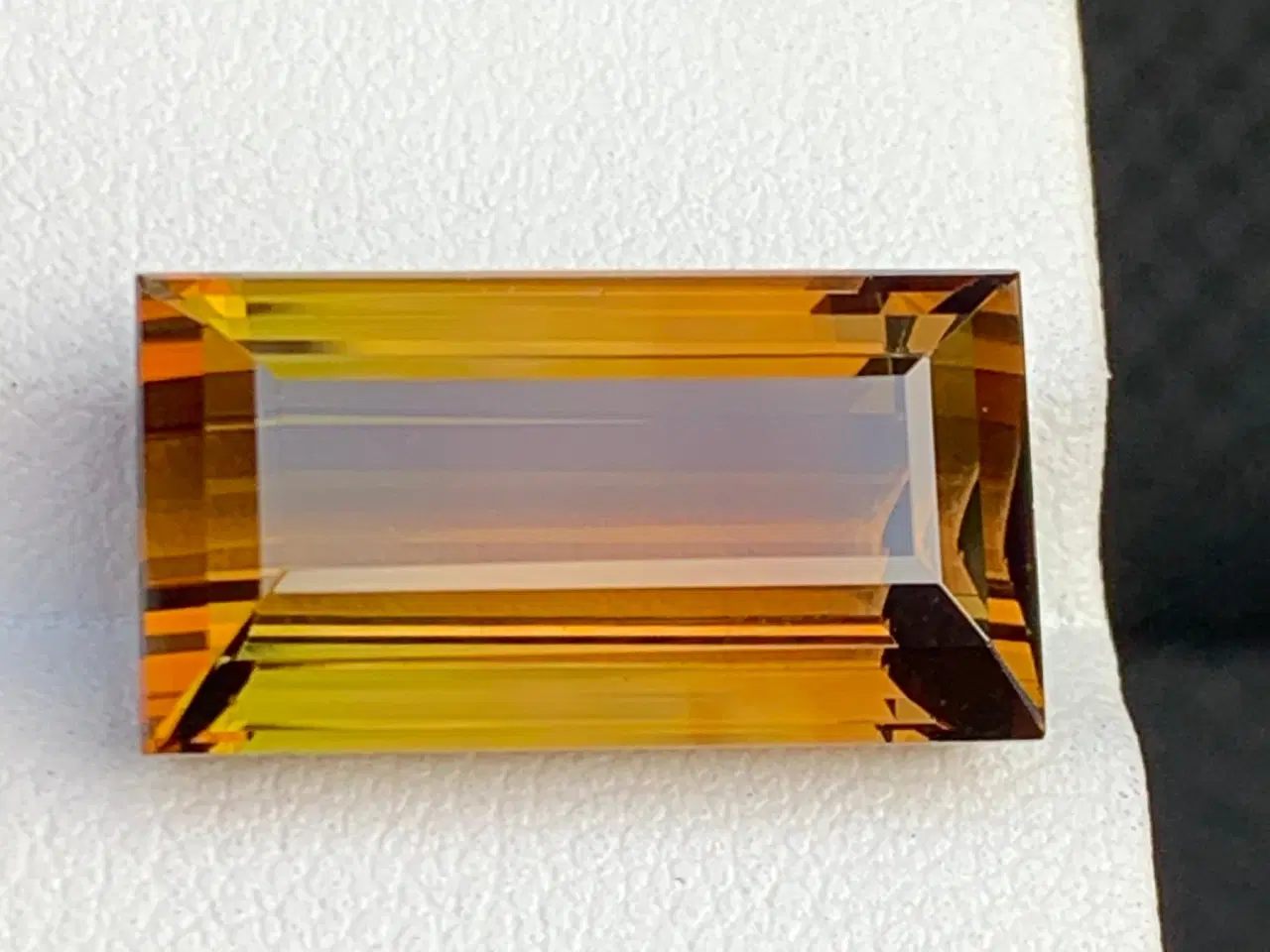 Billede 1 - Orange, Gul Turmalin - 19.25 ct - 