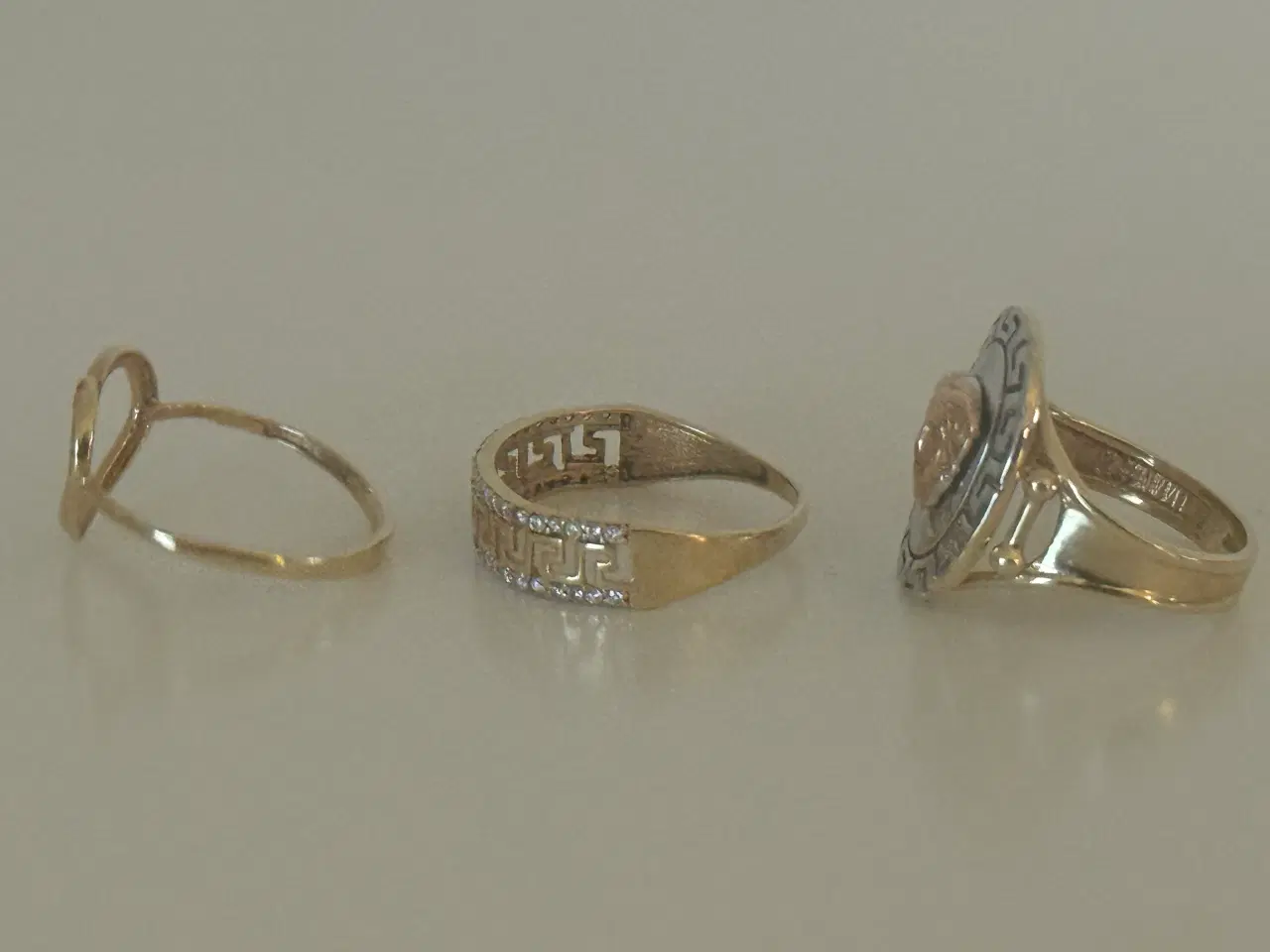Billede 12 - Forskellige ringe i 14 karat guld.