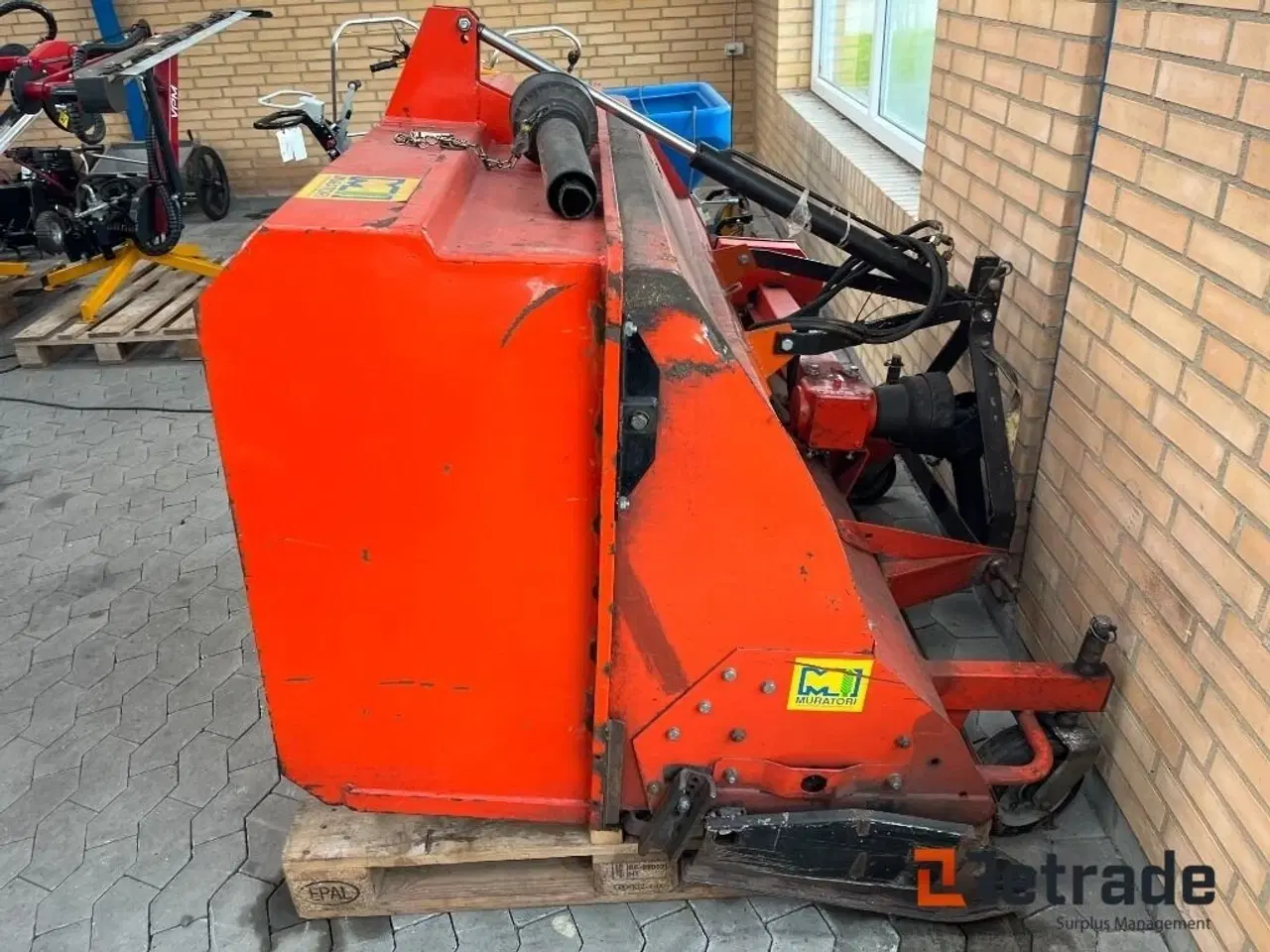 Billede 5 - - - - Have- og landskabsudstyr MURATORI Plænelufter med opsamler Med opsamler