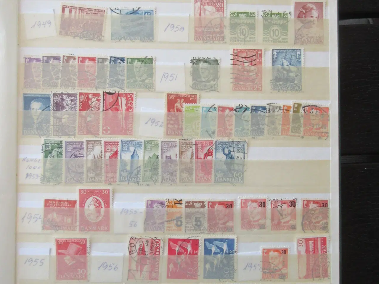 Billede 3 - Danmark samling i indstiksbog over 700 mærker
