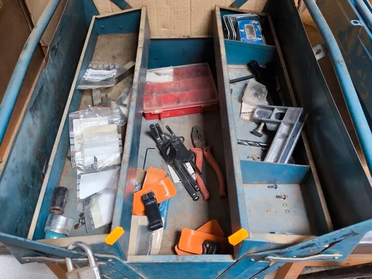 Billede 1 - Værktøjskasse stål inkl. indhold