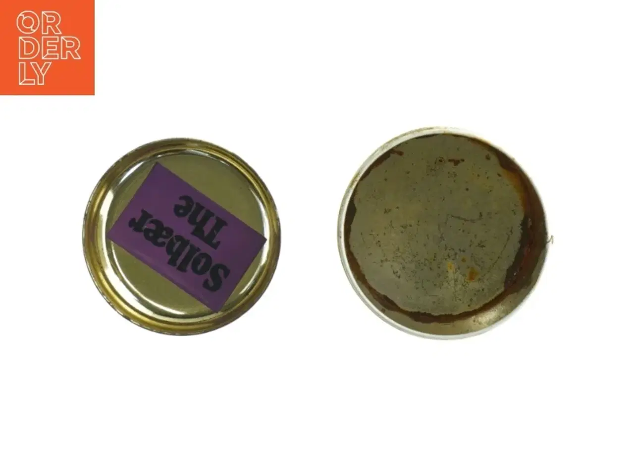 Billede 5 - Dekorativ vintage metaldåse (str. 14 x 9 cm)