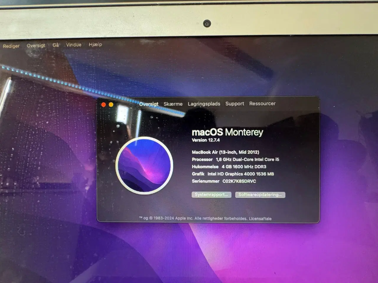 Billede 3 - Macbook Air 2012