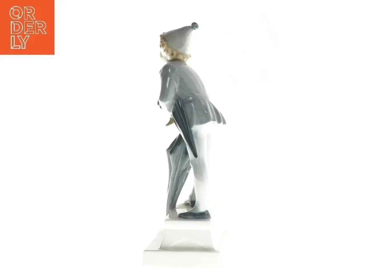 Billede 2 - Porcelænsfigur med paraply fra Royal Copenhagen (str. 18 cm)