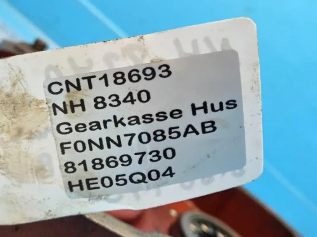 Billede 16 - New Holland 8340 Transmission Dæksel 81869730