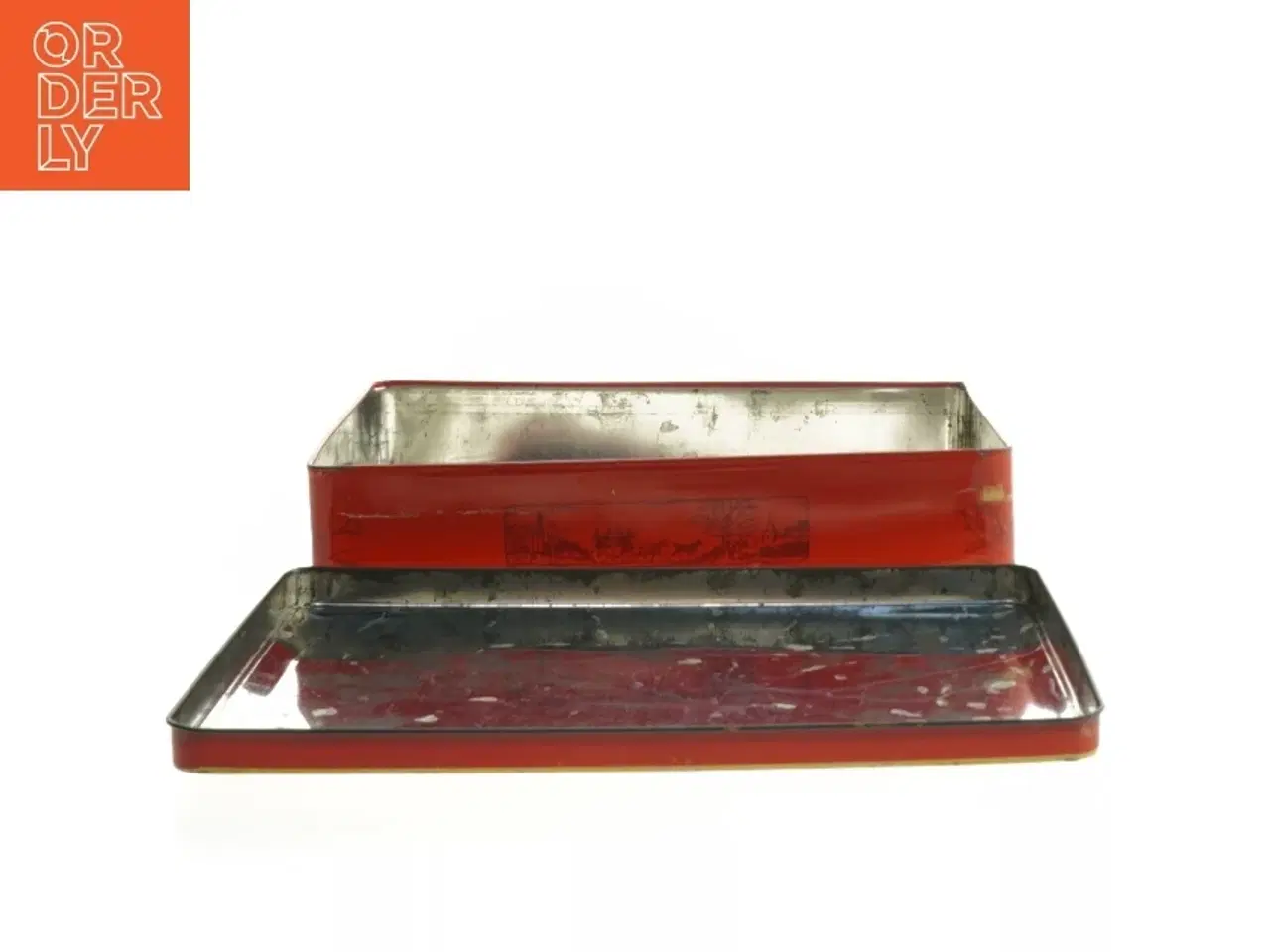 Billede 2 - Vintage blikæske (str. 23x14,5 cm)