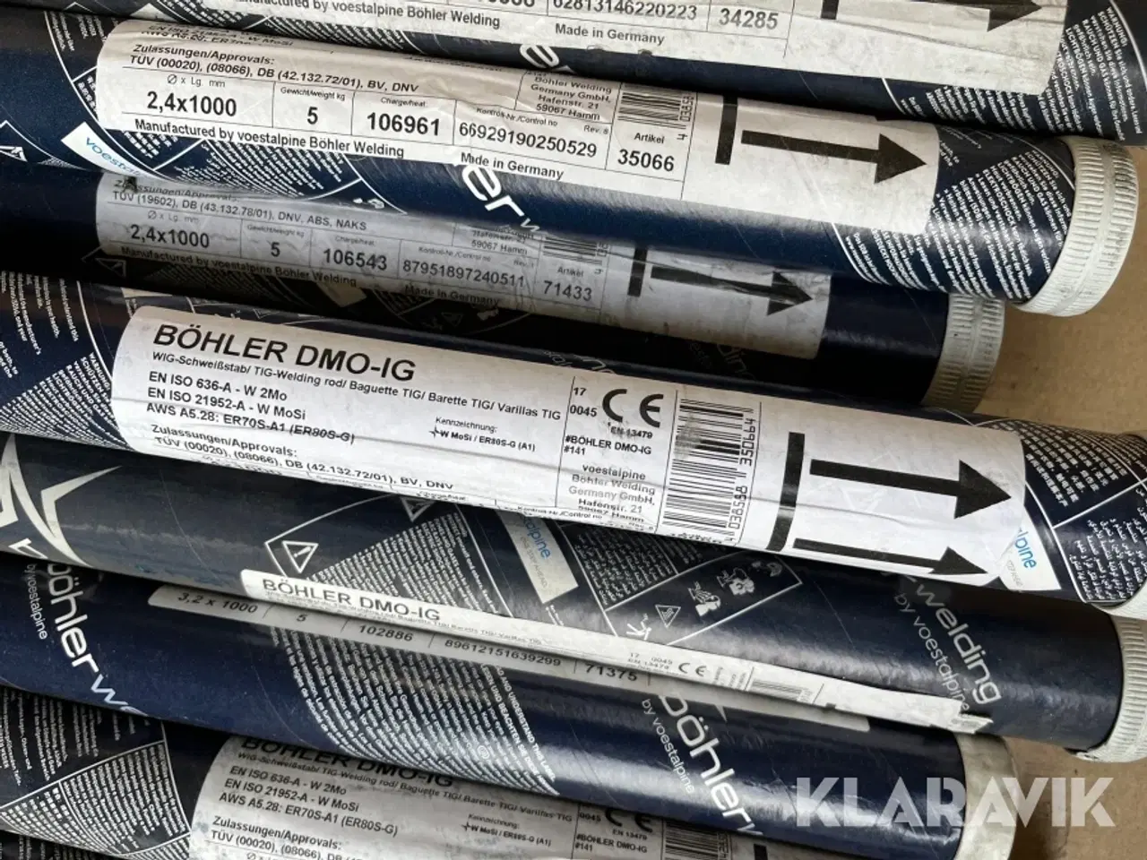 Billede 4 - Svejsetråd Böhler Diverse 24 stk