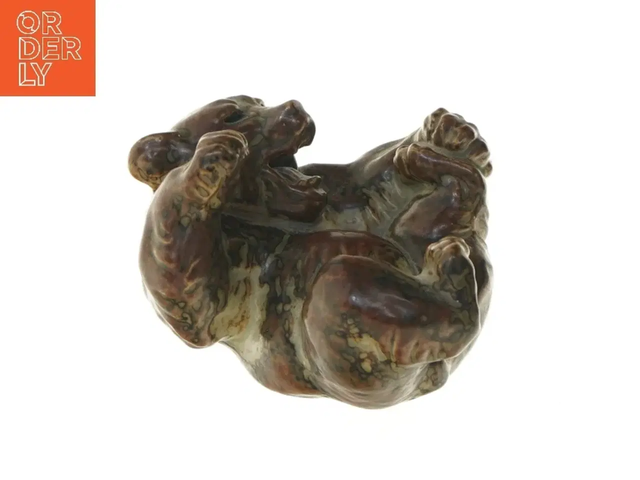 Billede 4 - Keramisk bjørnefigur fra Royal Copenhagen (str. 10x12x15 cm)