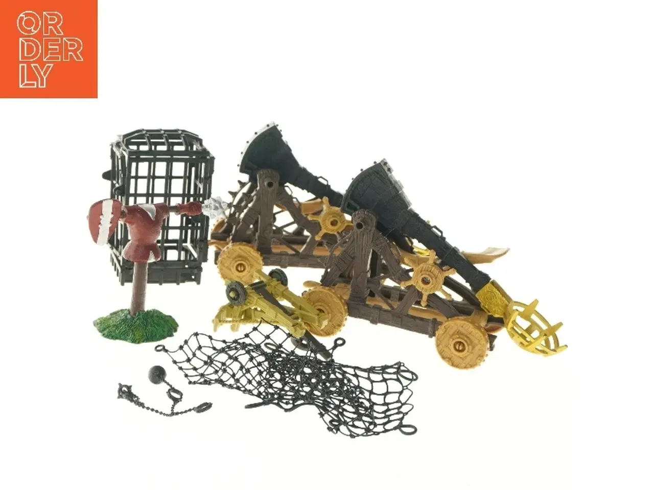 Billede 1 - Middelalder Legetøjskrigssæt (str. 12 cm)