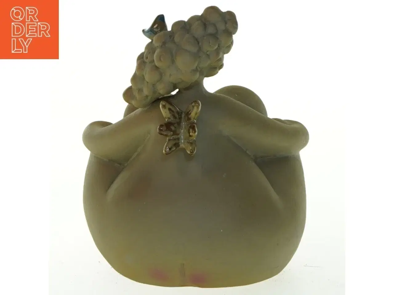 Billede 2 - Nøgen kvinde figur (str. 14x15 cm)