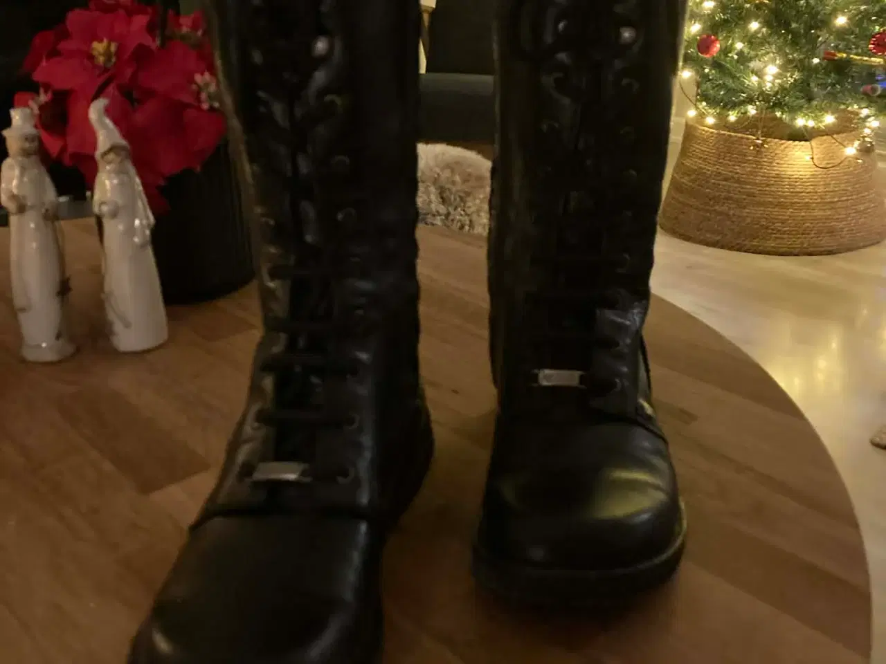 Billede 1 - Sorte Angulus  lange støvler str 37