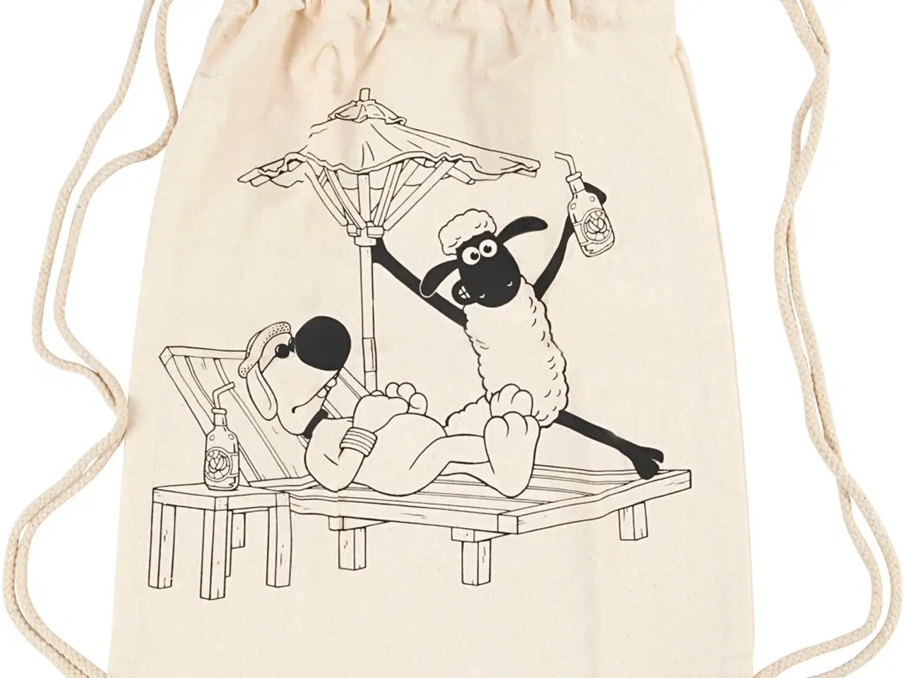 Billede 1 - Skopose med Frode Får - 37x40 cm, 100% bomuld