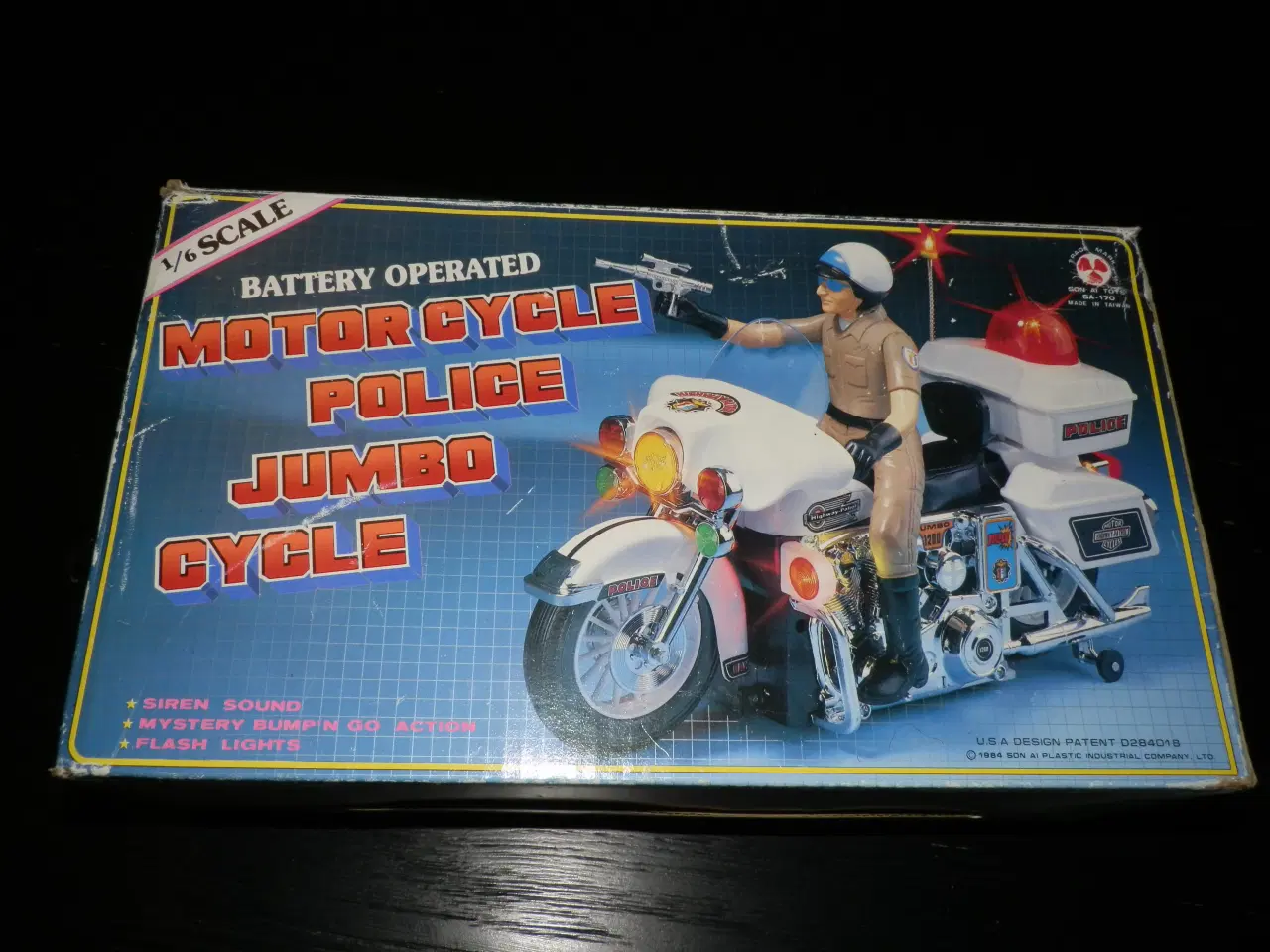 Billede 10 - Ældre Politimotorcykel skala 1/6 fra 1984.